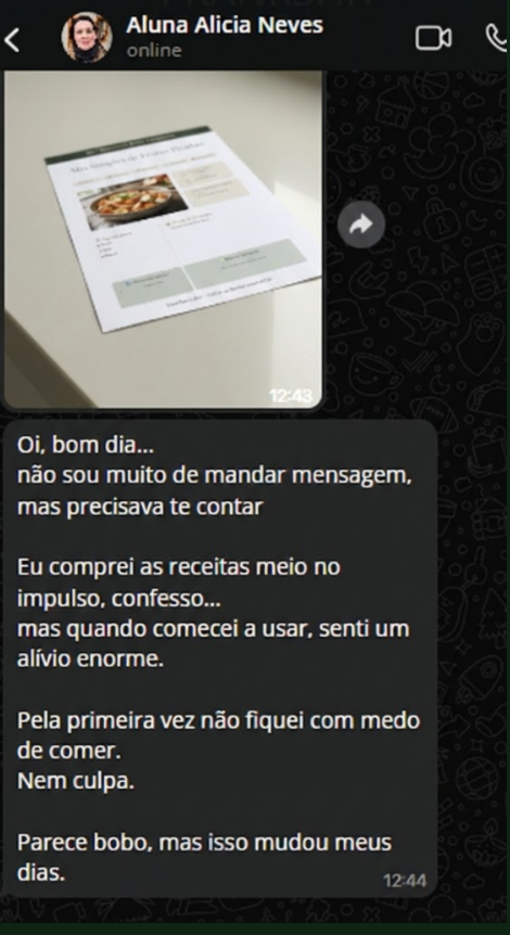 Depoimento de aluna 3